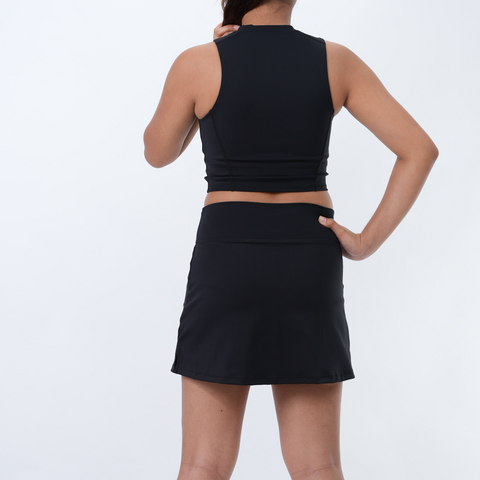 High Neck Skort Set